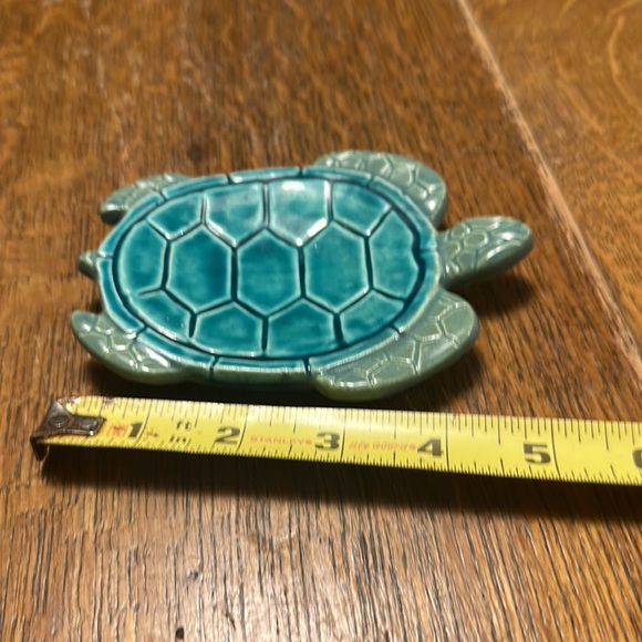 Signed Turtle Pottery Dish - Picture 6 of 6